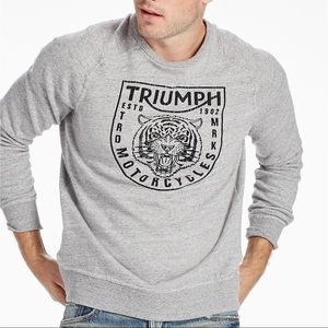 Luck Brand Triumph Motorcycle Sweatshirt